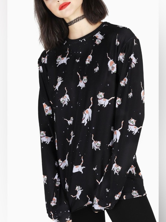 Blackmilk Tops - Blackmilk X Rick & Morty: Schrodinger’s Cat LS BFT